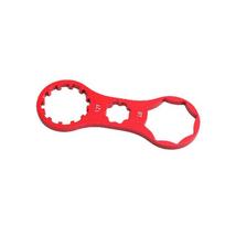 MTB Bicycle Front Fork Shoulder Wrench 8/12T  Suntour XCR XCT XCM RST Fork Removal Repair Maintenance Tool raudona