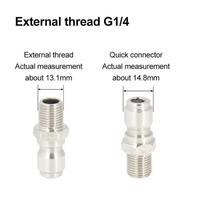 Stainless Steel G3/8 Pipe G1/2 High-pressure Water Gun Quick Connector