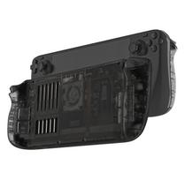 SHEAWA Steam Deck Case Cover, Replacement Case, Modification, Improved Heat Dissipation, PC Shockproof Accessory (Transparent Black)