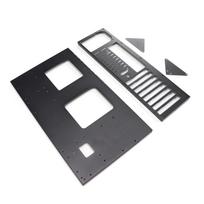 Micro ATX Case, ATX PC Case, SECC Black Case for Rack Motherboard, Wide Body Heat Dissipation Design, Open Chassis, within 305 x 245 mm