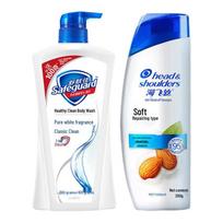Safeguard Body Wash & Head & Shoulders Shampoo Set
