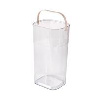 Plastic Scallions Yam Storage Box Handheld Transparent Storage Box  Bathroom skaidri