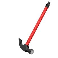 Thickening Forging Sledge Hammer with Ergonomic Handle Square Head Hammer  Household Tools Style 1