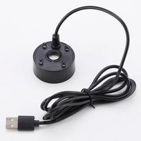 New 5V USB Mist Maker Colorful Lights Bubble Generator Water Fountain 4 LED Lights Atomizing Heads Atomizer Head Fish Tank