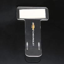 Car Receipt Clip Invoice Temporary Parking Card Ticket Holder for Chevrolet Corvette Cruze Aveo Malibu Captiva Lacetti Silverado (Transparent,2pcs) skaidri