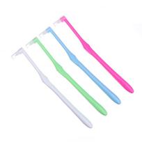 4Pcs Orthodontic Interdental Brush Single-Beam Soft Teeth Cleaning Brush Small Head Oral Care Tool for Adults