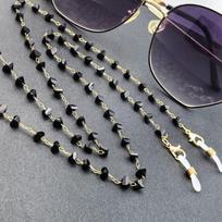 Triangle Crystal Eyeglass Holder Anti Drop Eyeglasses Necklace Sunglasses Mask Chain Nonslip Mask Lanyard Eye Accessories
