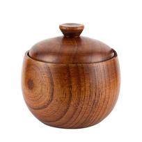 Herbs Organizer Condiment Can Spice Shaker Storage Boxes Pepper Sugar Container Seasoning Jars Bento Box Wooden Storage Jar