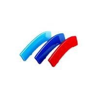 3vnt./stal. Automobilių grotelių tinklinio dekoro apdailinimo grotelių lipdukas BMW E46 F30 E90 3 serijos automobilio stiliaus BMW grotelių lipdukas BMW priedai