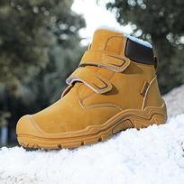 New Winter Kids' Warm Cotton-Padded High-Top Snow Boots for Boys & Girls 34