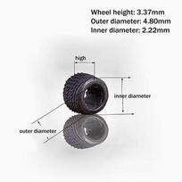 10Pcs 4.7*3.4*2.2MM Replacement Zinc Alloy Grinding Wheel For Gas Lighters Universal Repair Inner Parts DIY Accessories