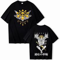 2026 Summer Fashion Trendy Tee Hot Anime Jujutsu-Kaisen Mahoraga T-shirt Man Woman Harajuku Short Sleeve O-neck Casual Shirt 4XL
