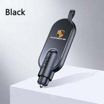 Sticker For Porsche 2 in1 Car Emergency Hammer Window Breaker SeatBelt Cutter Window Escape Safety Hammer Life-saving Rescue