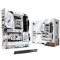 ASRock X870 Steel Legend WiFi Motherboard, compatible with AMD Ryzen 9000 series CPUs (Socket AM5), X870 chipset, ATX motherboard [Authorized