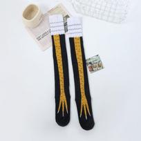 Breathable High Tube Chicken Feet Socks Cotton Harajuku Street Chicken Leg Feet Knee-High Socks Casual Cute 40cm
