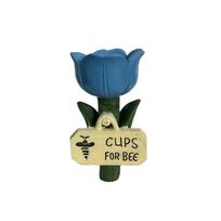 Flower Shape Bee Butterfly Water Dispenser Resin Garden Decoration Bee Watering Station  Patio