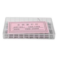 Durable Steel Material Tube Friction Pin 7-26mm Bars 20 Sizes Watch Band Clasp 1.2mm Thickness Watch Straps Buckles Dry Crafts