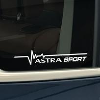 For Opel Astra Opc Insignia Corsa Vectra Zafira Grandland Meriva Car Side Window Lightning Stickers Auto Exterior Decor Decals Sliver White