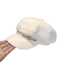 Casual Octagonal Newsboy Hat Retro Accessories Berets Caps Fashion Designer Visors Cap Women