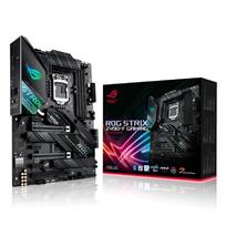 ASUS ROG STRIX Z490-F GAMING [ATX] motherboard with Intel Z490 chipset and LGA1200 socket support.