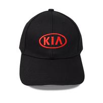 KIA Emblem Baseball Hat Men Women Adjustable Peaked Cap For KIA K3 Sportage Carnival K5 Seltos Pegas KX1 EV5 Sonet EV6 K4 EV3 juoda