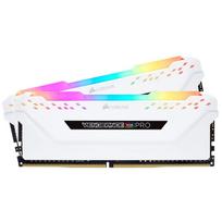 CORSAIR VENGEANCE RGB PRO DDR4 Memory 16GB (8GB x 2) 3600MHz Intel XMP Compatible CL18 Desktop PC White CMW16GX4M2D3600C18W