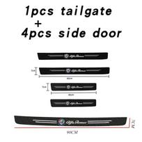 For Alfa Romeo STELVIO Giulia 159 Giulietta 147 Mito 156 MTO Sportiva Car Sill pedal Rear Bumper Protection Stickers Accessories