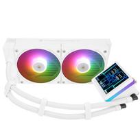 Thermalright Grand Vision 240 ARGB White CPU AIO Cooler, PC 240 Specification Water Cooling System, 480x480 Resolution and 3.4-inch IPS LCD Screen,