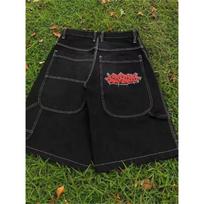 Y2k Vintage Baggy Jeans Šortai Moteriški Streetwear Jorts Korėjos Harajuku Gothic Oversized Denim Kelnės Siuvinėjimas Vasara S