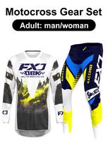 motocross gear set Enduro cross Jersey Pant Kits Racer Gear Set Off-road Mens Kits Women's mountain Downhill Motorcycle MX L-34