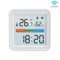 Tuya WiFi Temperature Humidity Sensor Backlight Hygrometer Thermometer TH08B Work With Tuya Smart Life Yandex Alice Alexa TH08B