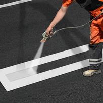 Parking Lot Line Stencil, 12X92.5Inch, Foldable Straight Line Stencil, Pavement Stencils For Curbs Parking Lots Asphalt balta