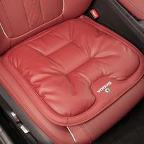 Car Seat Cushion Leather Soft Pad Interior Accessories For Skoda Octavia Kylaq Elroq Kodiaq Enyaq Kamiq Scala Superb Fabia Yeti raudona