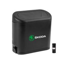 1Pcs Car Storage Case Trash Bin Seat Side Door Garbage Box Holder For Skoda S Octavia Rapid Fabia A7 Superb KAMIQ Roomster VRS