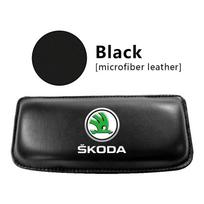 Car Knee Cushion Comfortable Soft Elbow Pad Pillow PU Center Console For Skoda Octavia Fabia Kamiq Kapoq Kodiaq Rapid Superb