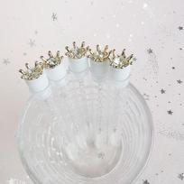 1PCS Reusable Pearl Crown Makeup Brushes Tube Eyelash Brush Mascara Brush Eyelash Brush Tube