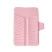 2 in 1 Hair Curler Storage Bag Folding Portable Heat Resistant Mat Dustproof Waterproof Hair Tool Styling Organizer Travel Case