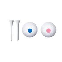 Gender Reveal Golf Ball with Golf Tee Exploding Golf Ball Set Powder Explosion Announcement Party Themed Gender Reveal Decoration A