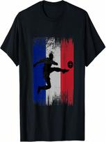 France Soccer French Football France Futbol T-Shirt S įvairiaspalvis