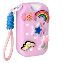 Lightweight Hand Sanitizer Spray Case With Charms Keyring Protective Cover Shockproof 30ml EVA Case for Touchland 30ml
