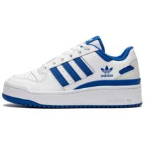 adidas Forum Bold Stripes Cloud White Blue Bird Grey (Women's) 36