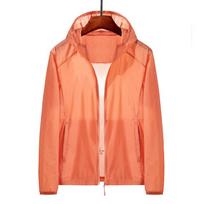 2021 Summer Plus Size Breathable Sun Protection Windbreaker for Men XL