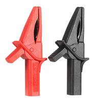 Hantek HT18A krokodilo segtukas DSO3064 2vnt dideli Dolphin Gator spaustukai raudona + juoda
