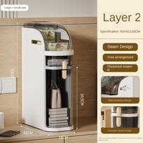 Tualetų laikymo spintos, Vonios spintelės, Virtuvės lentynos 2 layers