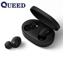 „Bluetooth“ ausinių triukšmo mažinimas TWS belaidės ausinės juoda