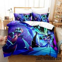 Home Living Luxury Gaming Loona boss Bedding Set Cartoon Anime three-piece set Adult Kid Bedroom Duvet cover Sets 3D Print Anime 70x133cm 2pcs