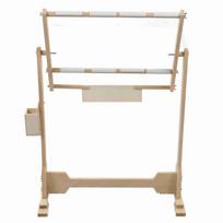 9CT Cross Stitch Frame Floor Stand Wooden Embroidery Tapestry Hoops 50cm