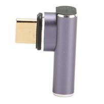 USB C 3.1 Magnetic Right Angle Adapter PD 140W Fast Charging 40Gbps 8K 90 Degree Type C Magnetic