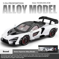 1/24 mastelio McLaren Senna Super Sports Mini GT lydinio lieto modelio transporto priemonė su garso ir šviesos imitacija Gimtadienio dovanų dėžutė vaikinui