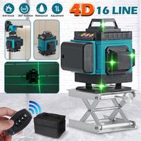 FASGet 16 linijų 4D lazerinis nivelyras vertikali horizontali kryžminė linija savaime išsiniveliuojantis lazerinis nivelyras 360° su prailginimo strypu trikoju stovu